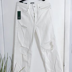 Wild Fable High Rise White Jeans - Size 8